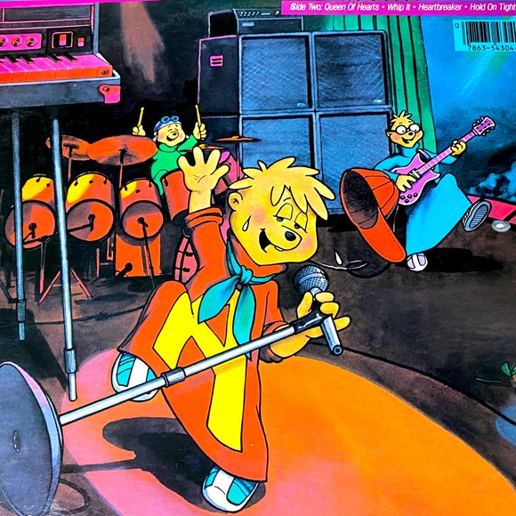 CHIPMUNK ROCK 80’s ALVIN, SIMON & THEODORE VINYL RCA RECORD ALBUM & SLEEVE 12” - Picture 9 of 15